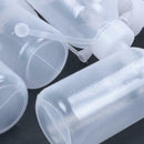 12pcs 100ml transparent Squeeze measuring white dispensing bottle