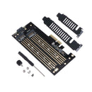 PCIe X4 to M.2 NVMe SSD NGFF Riser Adapter Card M-Key / B Key Dual Interface