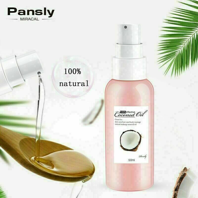 Pansly Care Hair Massage Oil Coconut Oil Natural Makeup Massage Remover Bod U1O0