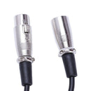 3-Pin XLR Male to Female miniphone Extension cable 1M D4X1