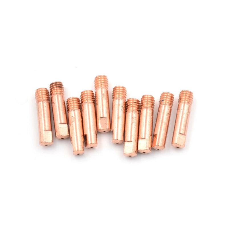 10x 1.2-15AK MIG/MAG M6 Weld Torch Welder Contact Tips Holder Gas Nozzle Go3 Bj