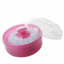 Mini Portable Baby Soft Face Body Cosmetic Powder Puff Sponge Box Case Cont