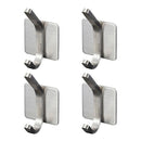 4-Pack Towel Hook/Adhesive Hooks - Bathroom Hooks Wall Hooks Bath Show Robe