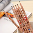 12 pcs Cute Pencil Bon Voyage HB School Novelty Writing Wooden Pencil WYMO
