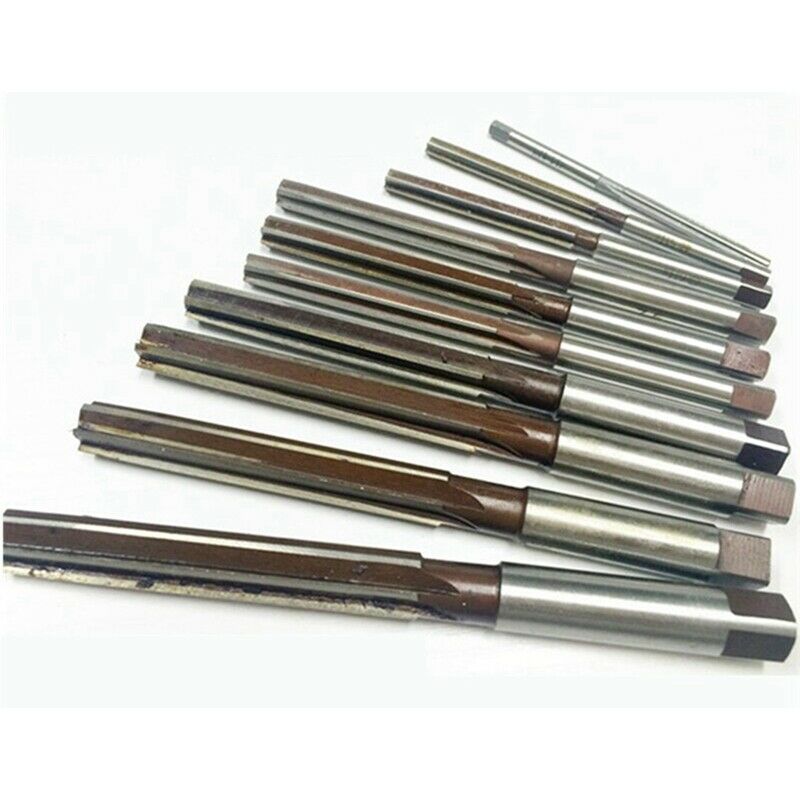 10 Pcs Hand Reamer 3/4/5/6/7/8/9/10/11/12Mm Precision H8 9 Sicr Straight- S U3H9