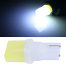 10pcs 12V T10 COB White LED Lights Wedge Light Side Bulbs Car Tail Light