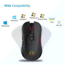 Tenmos M600 Rechargeable Wireless Gaming Mouse Backlight Optical PC Mice