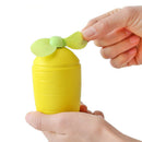 Mini Cute Radish-Shaped Fan Rechargeable Small Fan Handheld Portable Fan OutX2R3