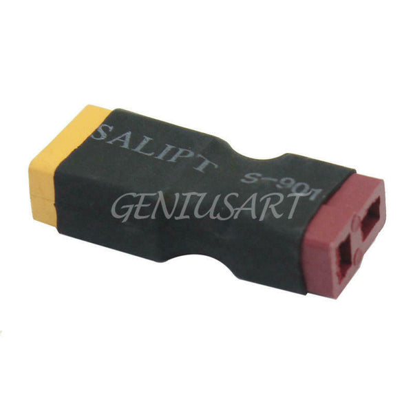 Wireless XT60 Male To Deans T Plug Female Connector Adapter for RC Vehicle New