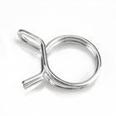75pcs Car Vehicle Double Wire Fuel Line Hose Pipes Clamps Spring Clip Assortment