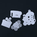 Christmas Train Group DIY Metal Stencil Scrapbook Embroidery Cutting  Die