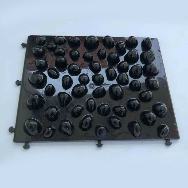 14x11'' Pebbles Foot Massager Mat Comfort Relaxing Blood Circulation Pad Bla