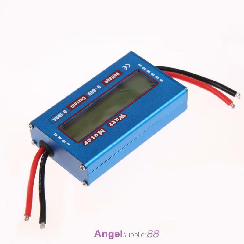 Simple DC Power Analyser Watt  Volt Amp Meter 12V 24V Solar Wind Analyzer