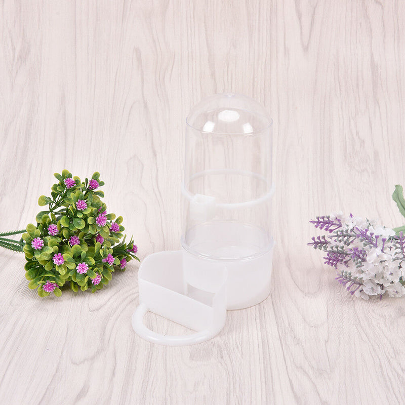 bird pet drinker feeder automatic food waterer clip aviary cage parrot budgie*sp