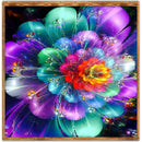 5D DIY Full Drill Diamond Painting Cross Stitch Embroidery Kit (Flower02)