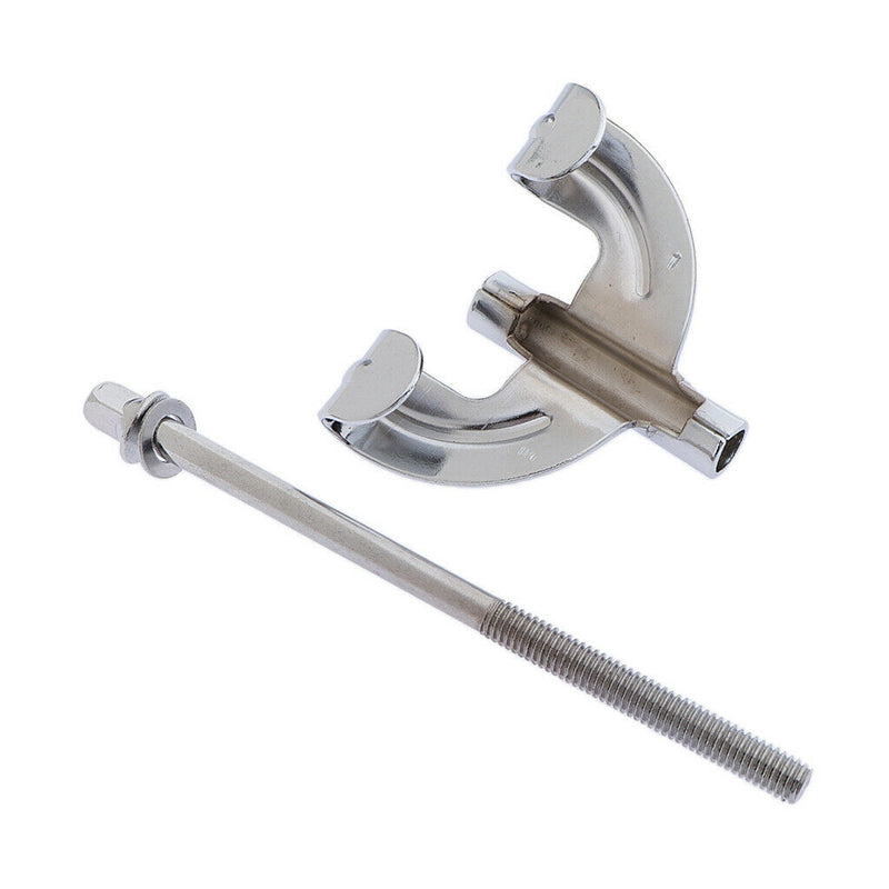 16x Bass Drum Claws Hook W/ Tension Rods For Drum Parts Repair