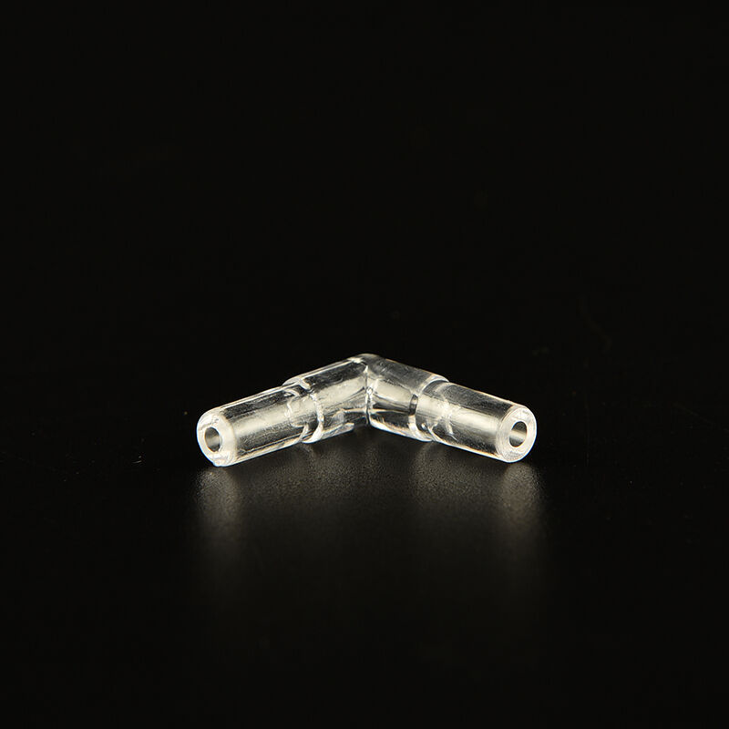 10pcs Clear Elbow Connector Fish Tank Aquarium Air Line Tubing Connector B Ew
