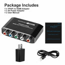 for VHS DVD PS2 Xbox Wii Component RGB RCA VGA to HDMI Converter Adapter Box