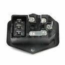 New 3 Pin Iec320 C14 Ac Inlet Male Plug Power Socket With Fuse Switch 10A 2 Y4G7