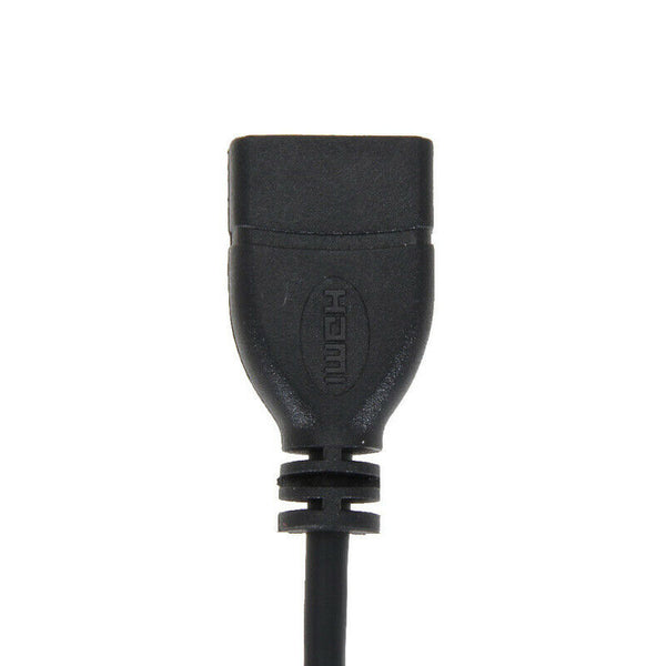 Right Angle HDMI Male D Mini To HDMI Female A Convertor Adapter Cable 1080P UXX