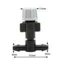 50PC Three-way Atomizing Nozzles Flat Mouth Horticulture Public Gardening Nozzle