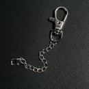 10pcs Lobster Clasp Keyring Keychain Short Chain Key Rings DIY Necklace Pendent-