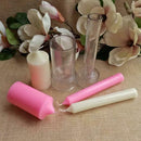 2Piece Spire Cylinder Shaped Plastic Clear Candle Molds Candle Making Crafts