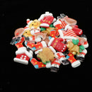 30x Christmas Element Scrapbooking Embellishments Album Decors DIY Button