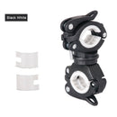 360 Degree Rotating Cycling Bike Light Double Holder LED Front Flashlight L