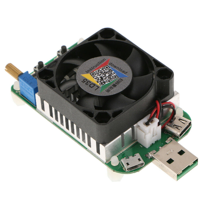 LD35 35W Digital Display Electronic USB Load  Discharge