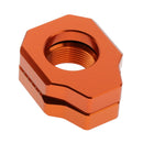 Aluminum Alloy - For  - Pair Chain Guide and Swingarm Slider Kit, Orange~