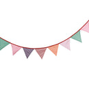 Printed Cloth Decoration Flag Banner Pennant For Wedding Birthday Party Dec