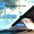 Aluminum Foil Automatic Retractable window car front windshield visor K2D0