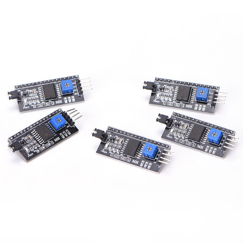 5pcs IIC I2C Serial Interface Board Arduino Module LCD1602 Address Changeable Bj