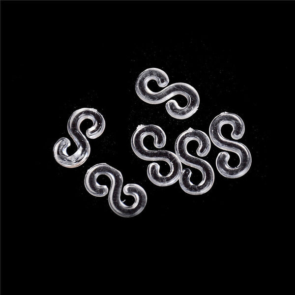 200X Plastic S Clips For  Rubber Band Refills Bracelet Bands   Z
