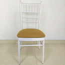 Stretch Dining Chair Seat Cover Cushion Wedding Venue Decor 13.8-20" Khaki