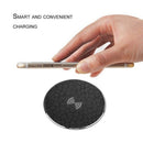 Wireless Charger Universal Charging Board Ultra-Thin Round for Qi-Enabled D