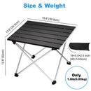 Portable Folding Camping Table Aluminum Desk Table Top Suitable for Outdoor