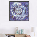 5D DIY Full Drill Diamond Painting White Tiger Cross Stitch Embroidery Kits