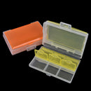 1pc Double-deck 6 Slots Weekly Pills Medicine Box Case Storage Random Color   Z