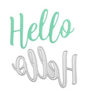 Metal Cutting Dies Stencil for DIY Scrapbooking Photo Album Hello Christmas
