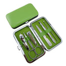 7pcs Nail Care Cutter Cuticle Clipper Manicure Pedicure Kit Case Gift Set OZ