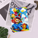 6pcs DIY Diamond Painting Greeting Cards Festival Handmade Kids Greet Card