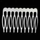 10 Hair Clip Hair Combs Pins Barrettes Wedding Veil Wire Metal Comb Hair DIY