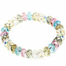 New Ladies Crystal Faceted Loose beads Bracelet Stretch Jewelry Bangle R7U6