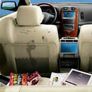 Car Leather Seat Cover Back Multi-Function Folding Storage Bag Dining Rack