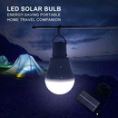 Portable 12LED Solar Light Bulb Outdoor Camping Tent Lamp Emergency Lights
