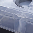 Large Plastic Grid Craft Beads Jewellery Storage Organiser Compartment Box