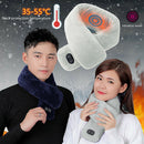 Rechargeable Electric Heated Neck Scarf Gaiter Pad Washable for Men Women