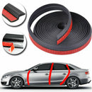 6M Z Type Car Door Edge Rubber Seal Strip Hollow Weatherstrip Trim Protector
